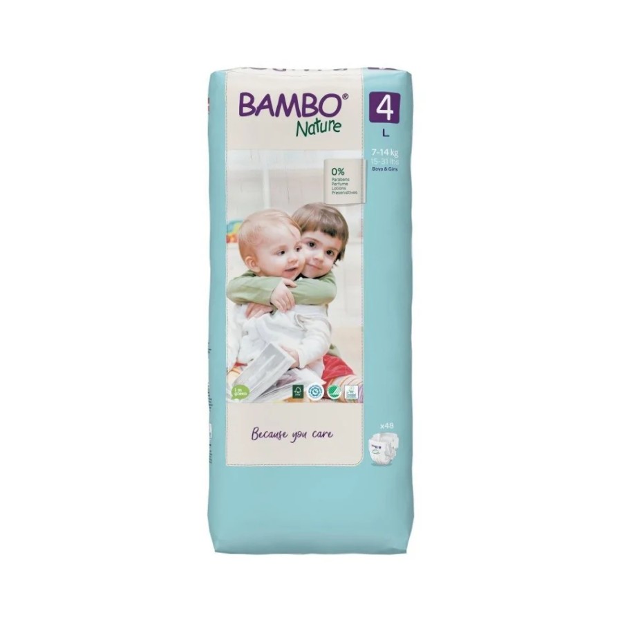 BAMBO NATURE 3 COUCHES M 4-8KG /52UN