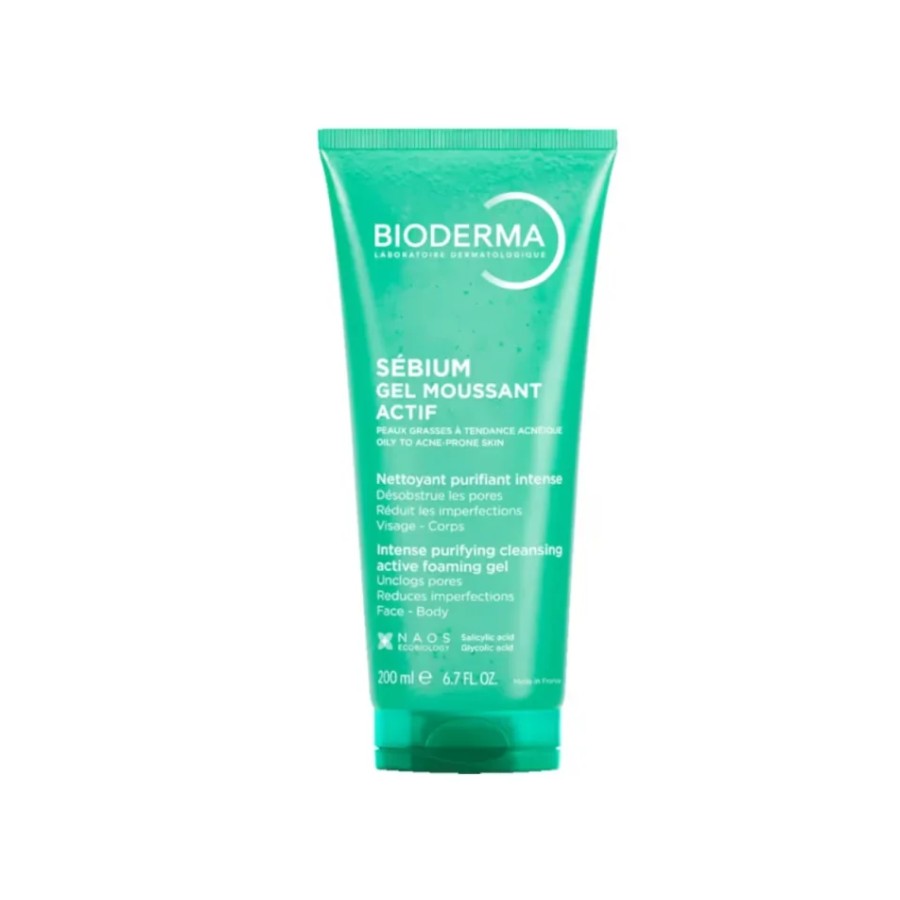 BIODERMA SEBIUM GEL MOUSSANT ACTIF 200ML