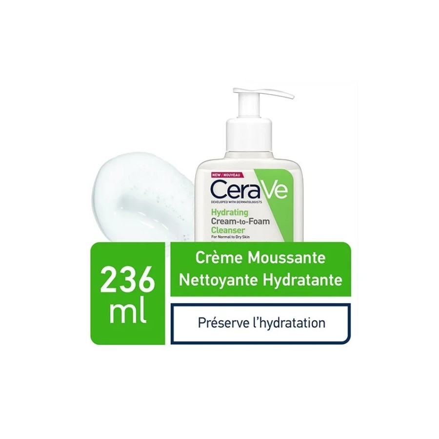 Cerave creme moussante nett hydratant ps 236ml