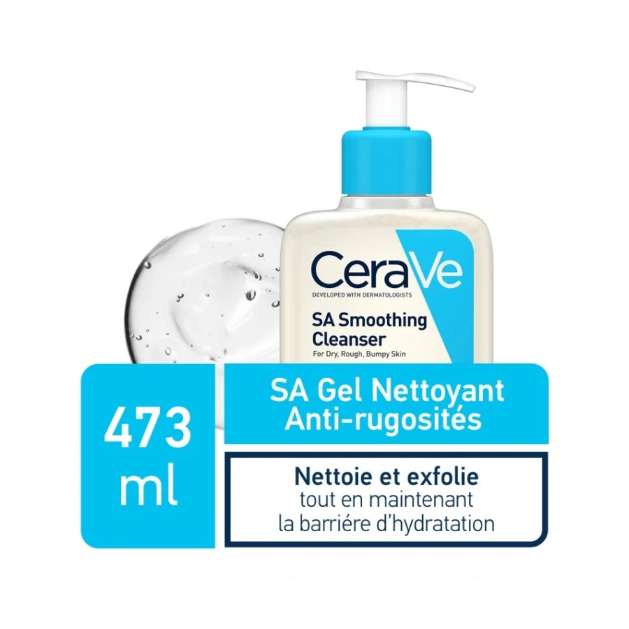 cerave SA Gel nettoyant anti Rugosites 473ml