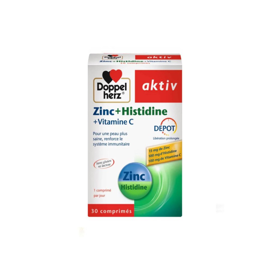DOPPEL HERZ ZINC+HISTIDINE+VITAMINE C