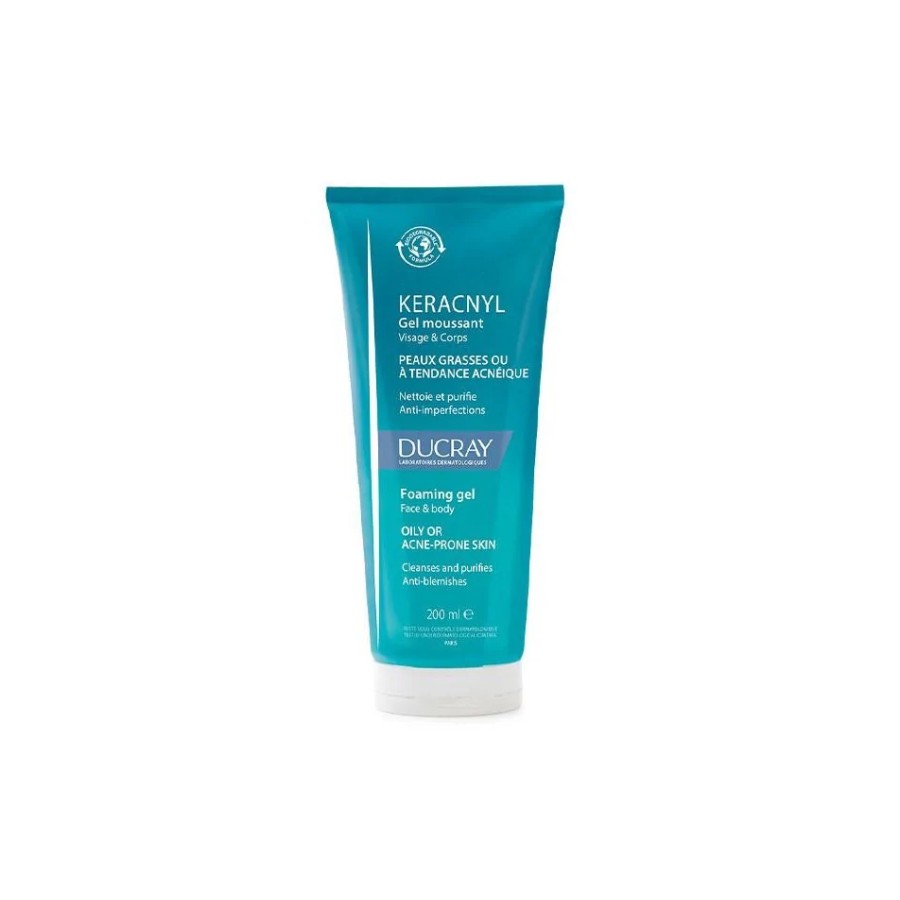 DUCRAY KERACNYL GEL MOUSSANT 200ML