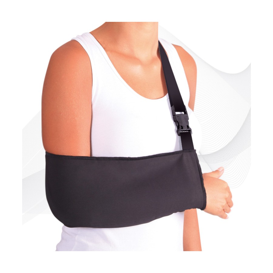 ECHARPE DE SOUTIEN UNIVERSEL NOIR LARGE LOCAORTHO Taille L