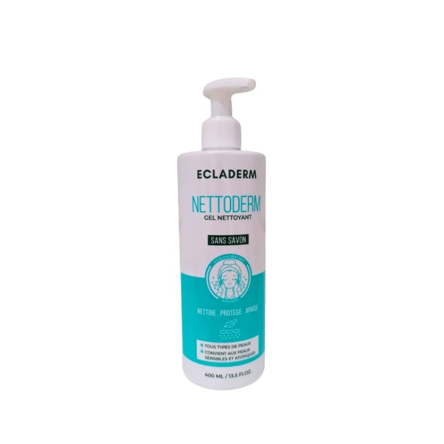 ECLADERM NETTODERM GEL NETTOYANT 400ML