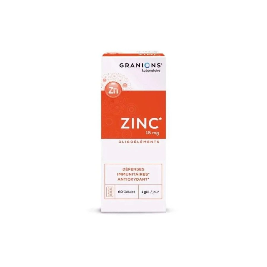 GRANIONS ZINC 15MG B60  GELULES
