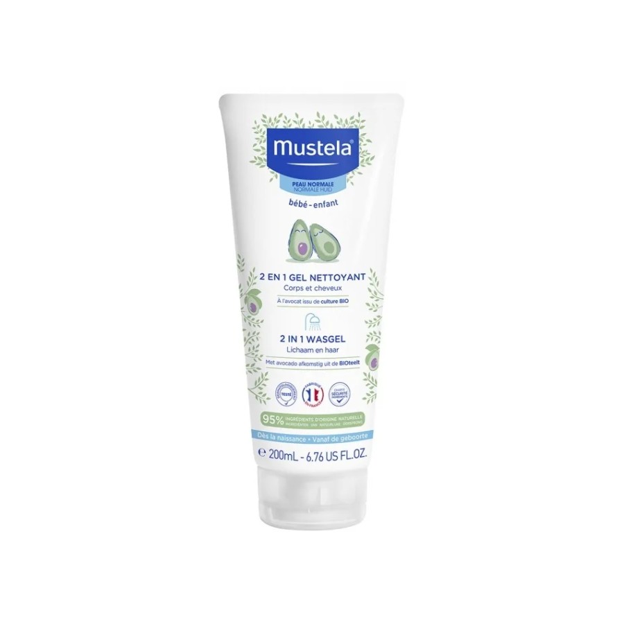 MUSTELA 2en 1 BB 200 ML