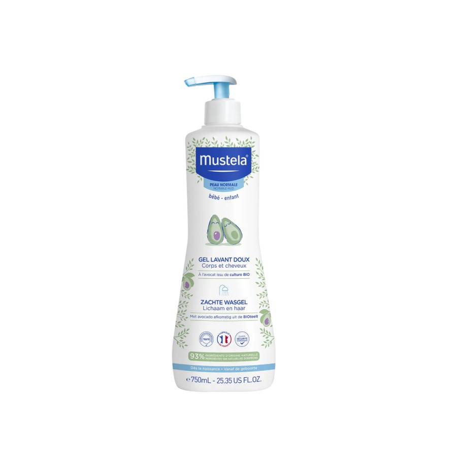 MUSTELA GEL LAVANT DOUX AVOCAT 750ML