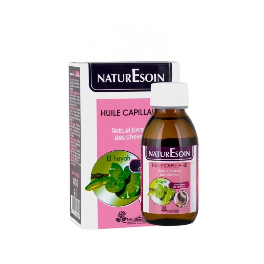 NATURE E SOIN HUIL CAPILAIRE BOUQUET DE 10 HUILES VEGETALES ET NATURELLES TOUS TYPES DE CHEVEUX