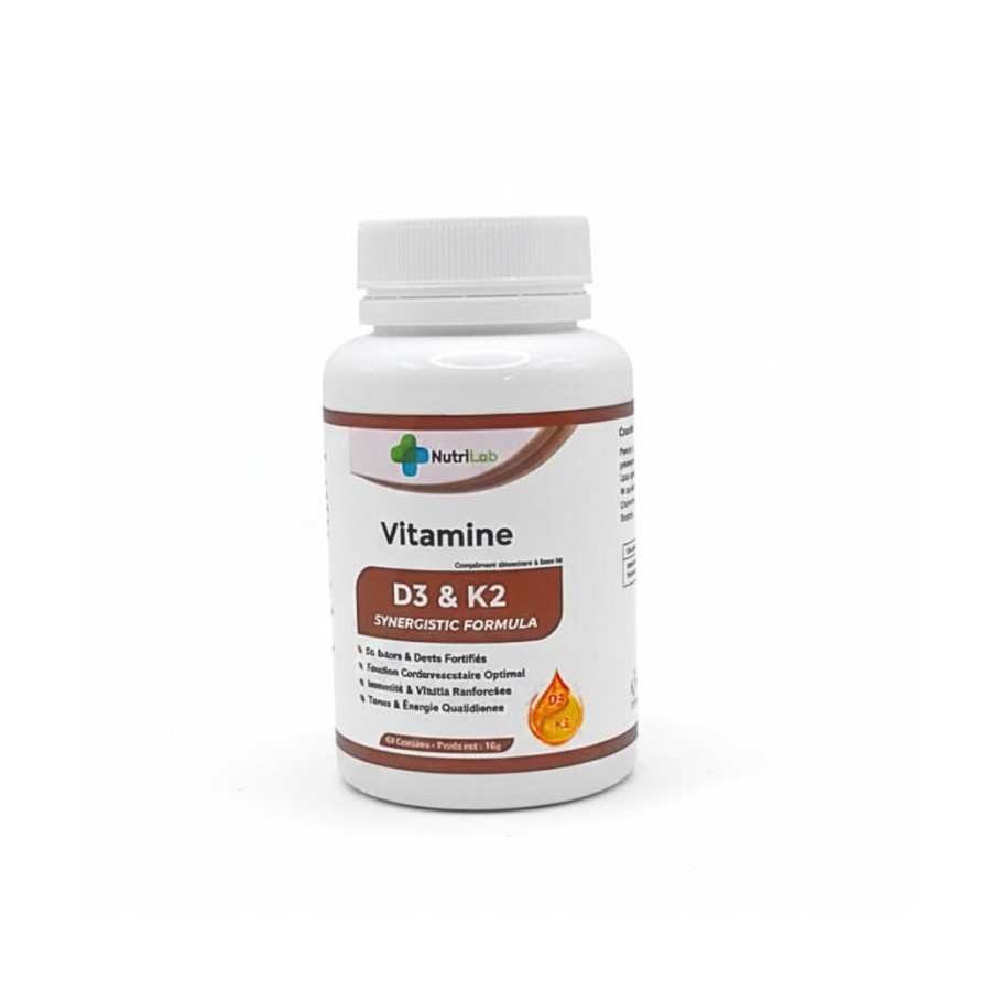 nutrilab vit d3+k2 60cp