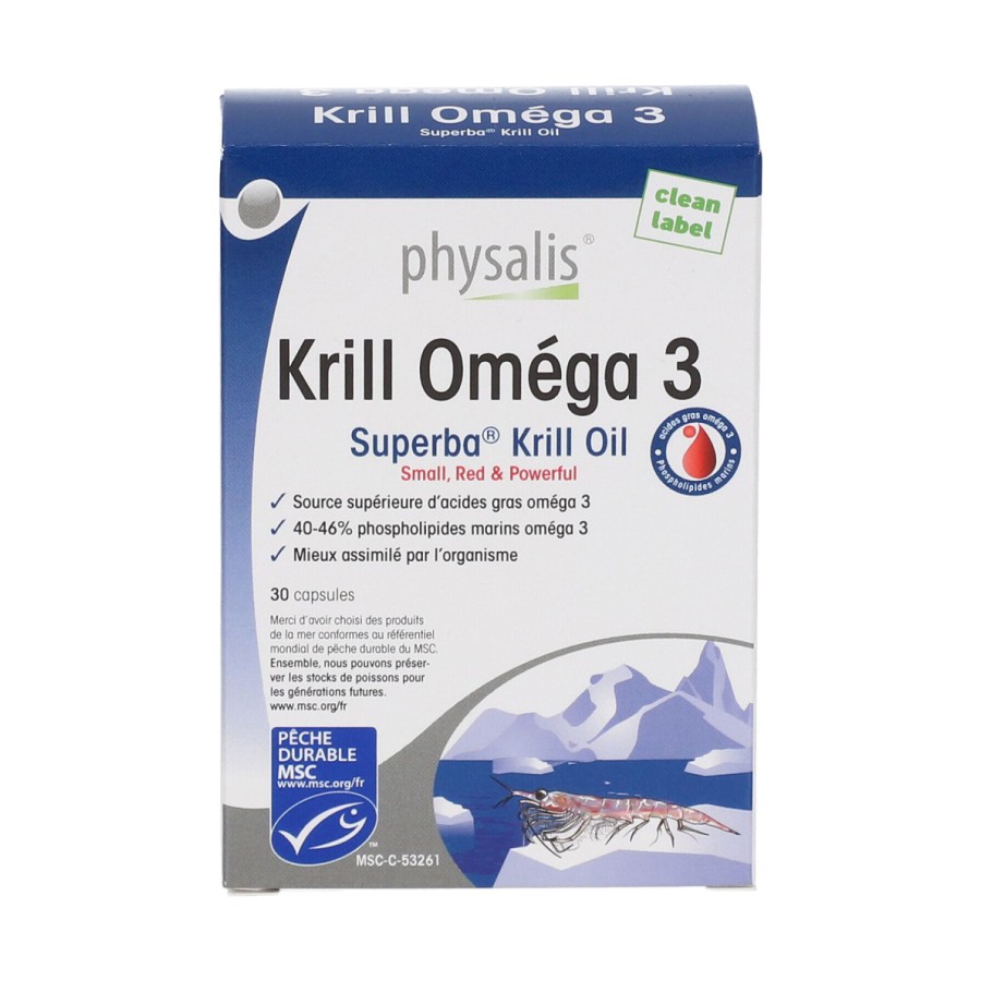 PHYSALIS KRILL OMEGA 3 30GEL