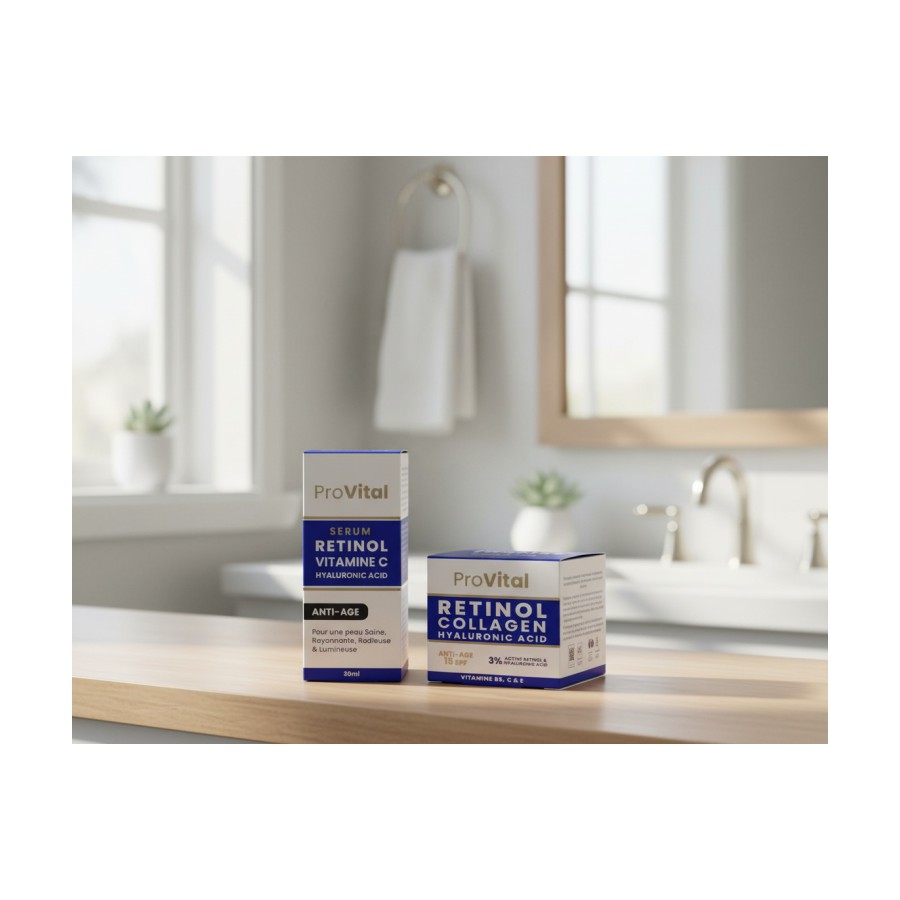 PROVITAL PACK CREME RETINOL + SERUM RETINOL