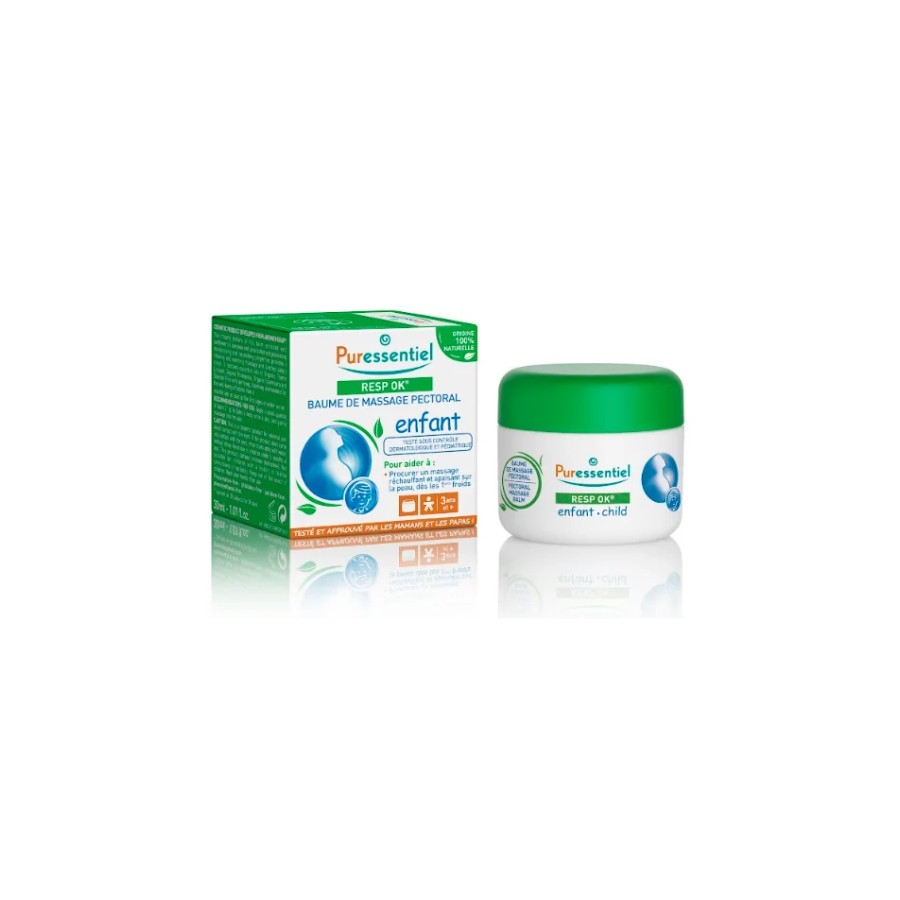 PURES RESPIRATOIRE BAUME DE MASSAGE PECTORAL ENFANT 60L