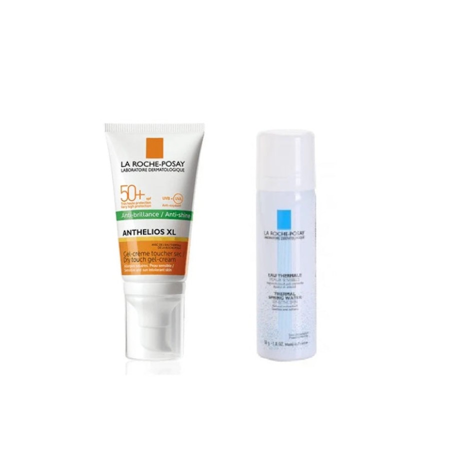 rp anthelios cr matifiante +eau thermal 50ml pack