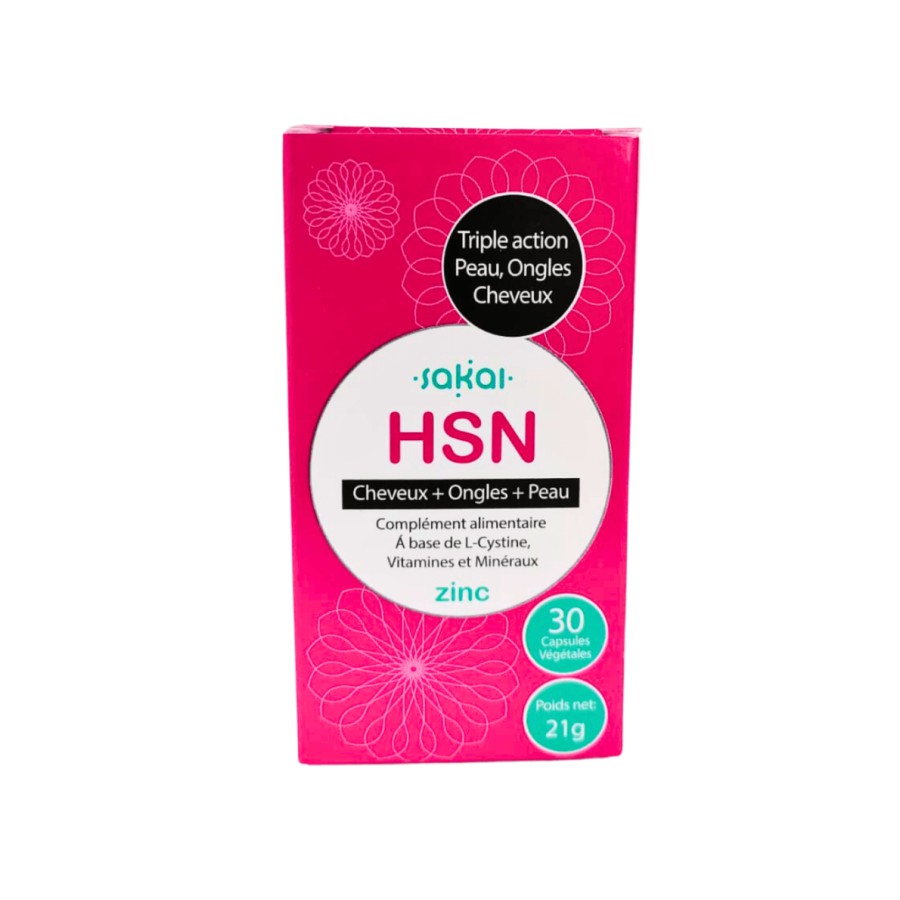 SAKAL HSN CVX+ONGLES+PEAU 30GELULES