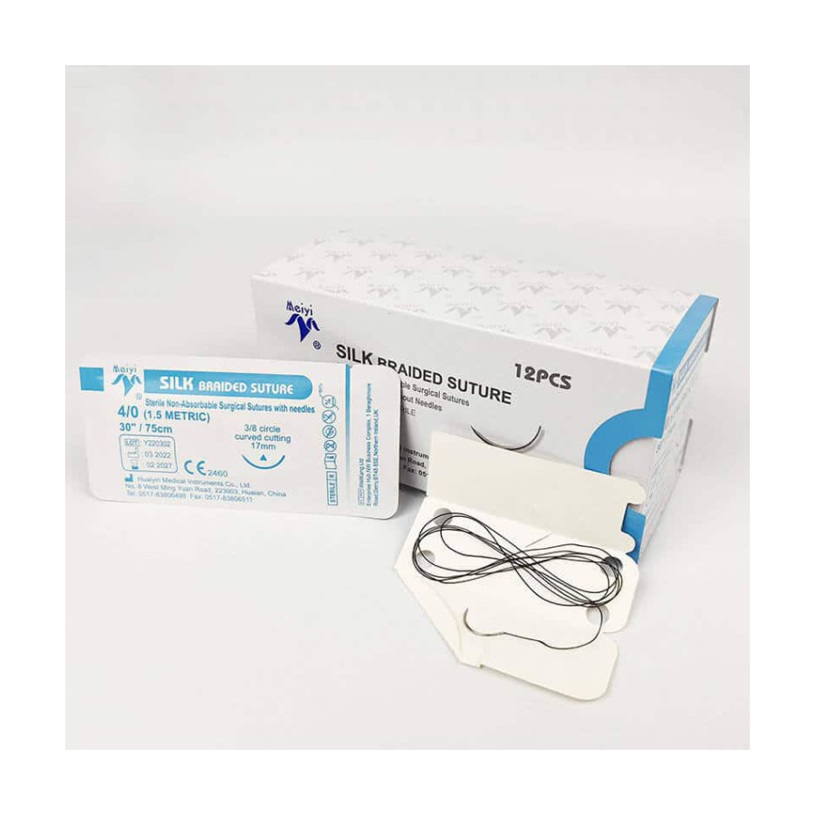 SILK BRAIDED SUTURE