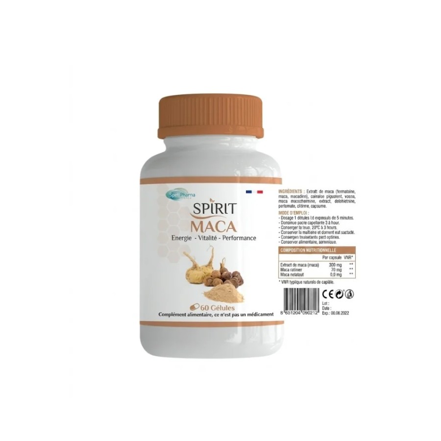 SPIRIT MACA 60GELULES