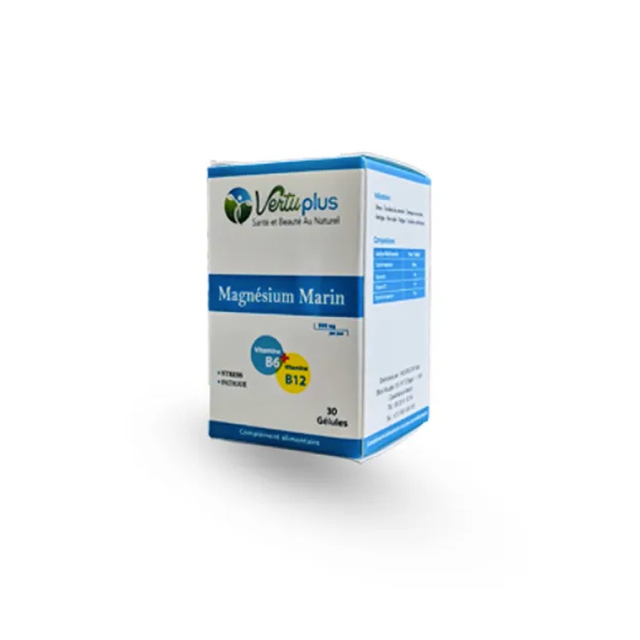 VERTU PLUS MAGNESIUM BISGLYCINATE 60 GELULES