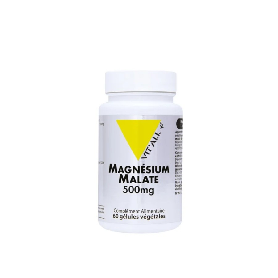 VITALL +MAGNESIUM MALATE 500MG 60GELULES