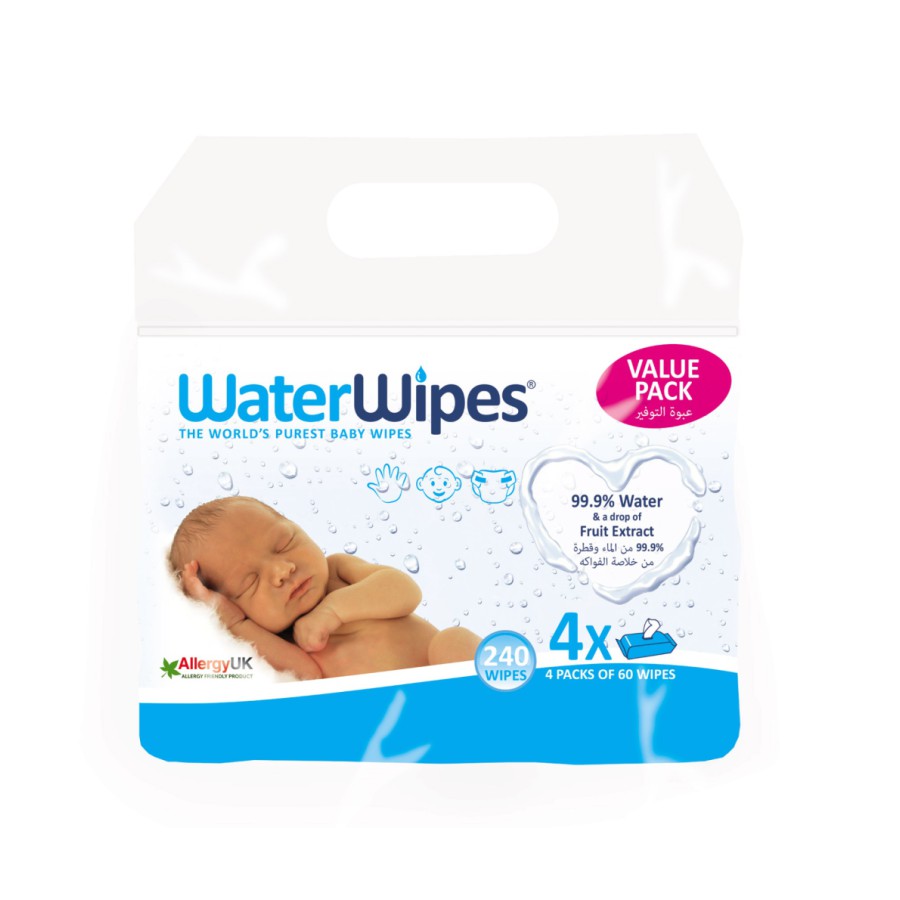 WATERWIPS BABY 4*60 PACK